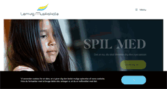 Desktop Screenshot of lemvigmusikskole.dk